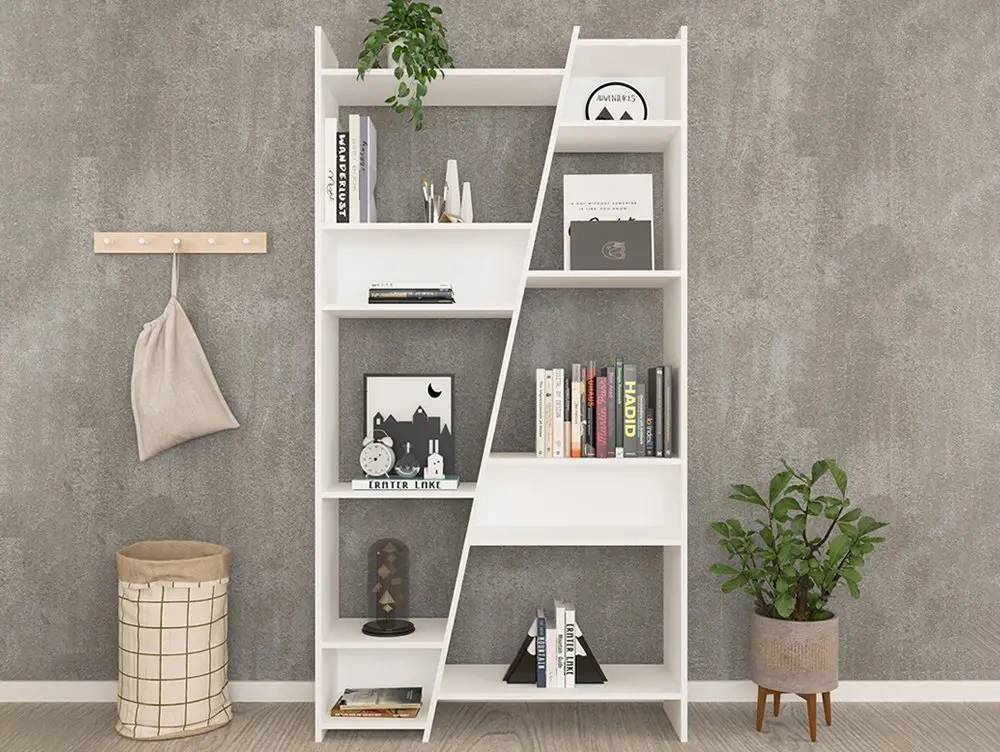 Seconique Seconique Naples White Tall Bookcase