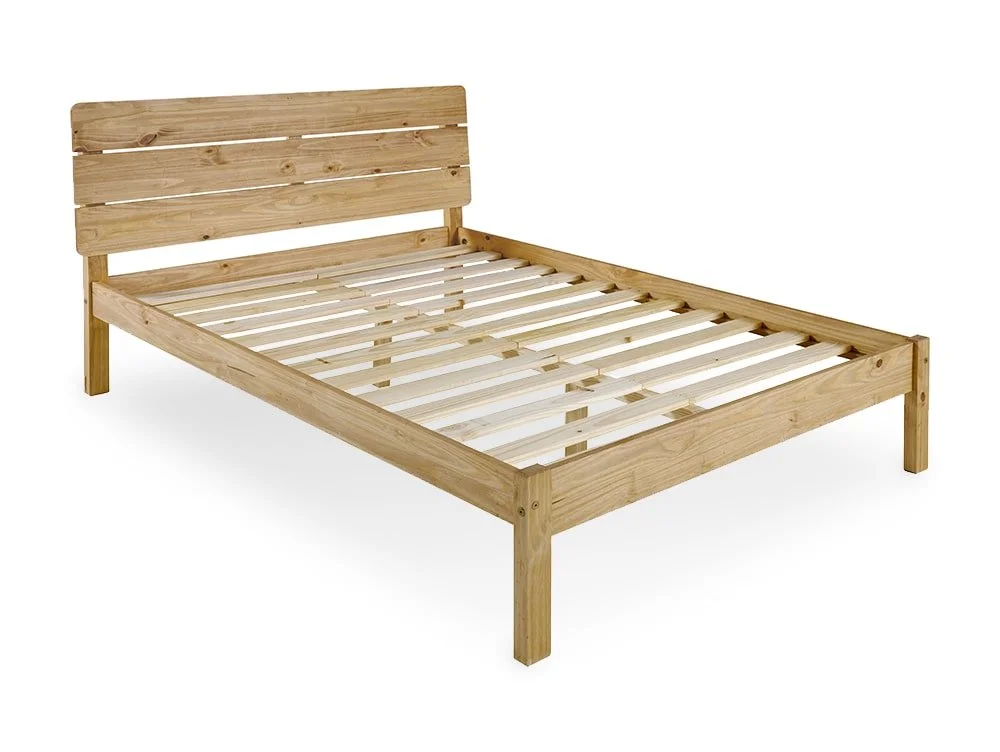 Seconique Seconique Ronan 4ft6 Double Waxed Pine Wooden Bed Frame