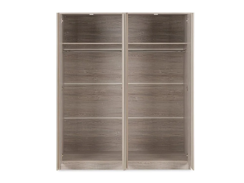 Seconique Seconique Malvern Urban Snow 4 Door Wardrobe