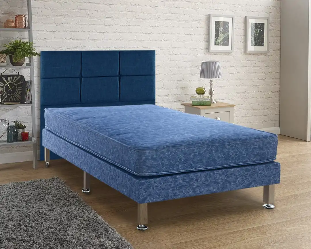 Kaye and Stewart Kaye & Stewart Aquaguard Firm Crib 5 Contract 4ft Small Double Waterproof Divan Bed on Fixed legs