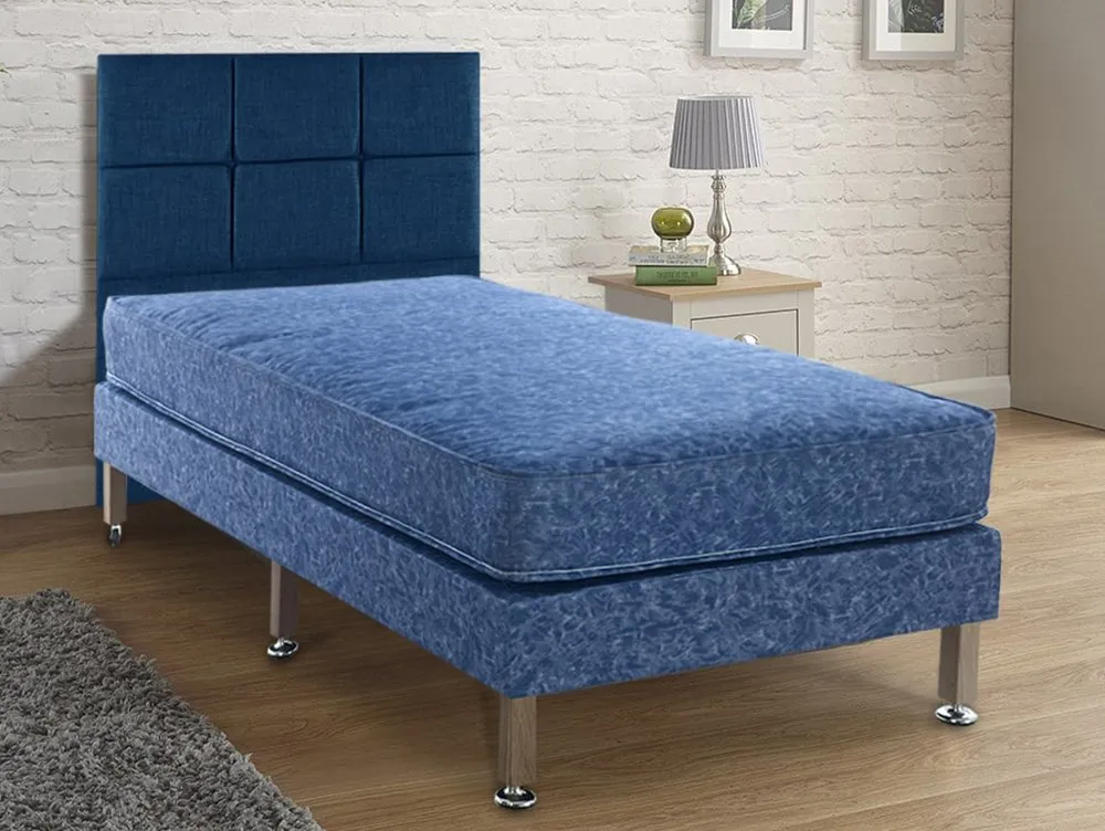 Kaye and Stewart Kaye & Stewart Aquaguard Medium Crib 5 Contract 2ft6 Small Single Waterproof Divan Bed on Fixed legs