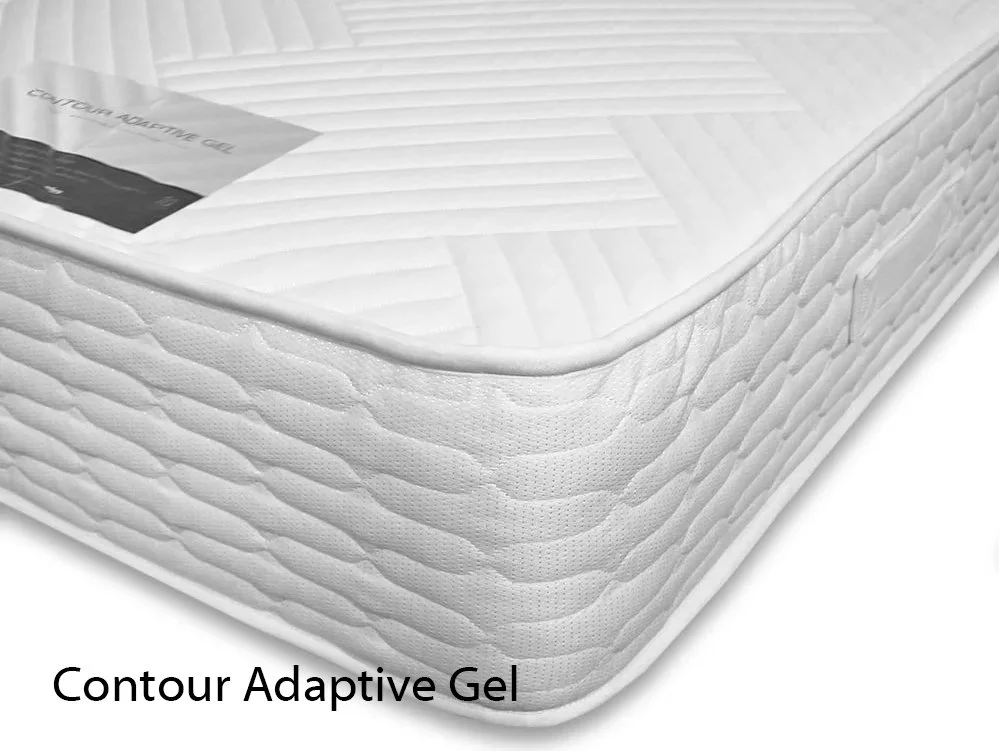 ASC ASC Contour Memory and Contour Adaptive Gel Dual Tension Electric Adjustable 5ft King Size Bed (2 x 2ft6)