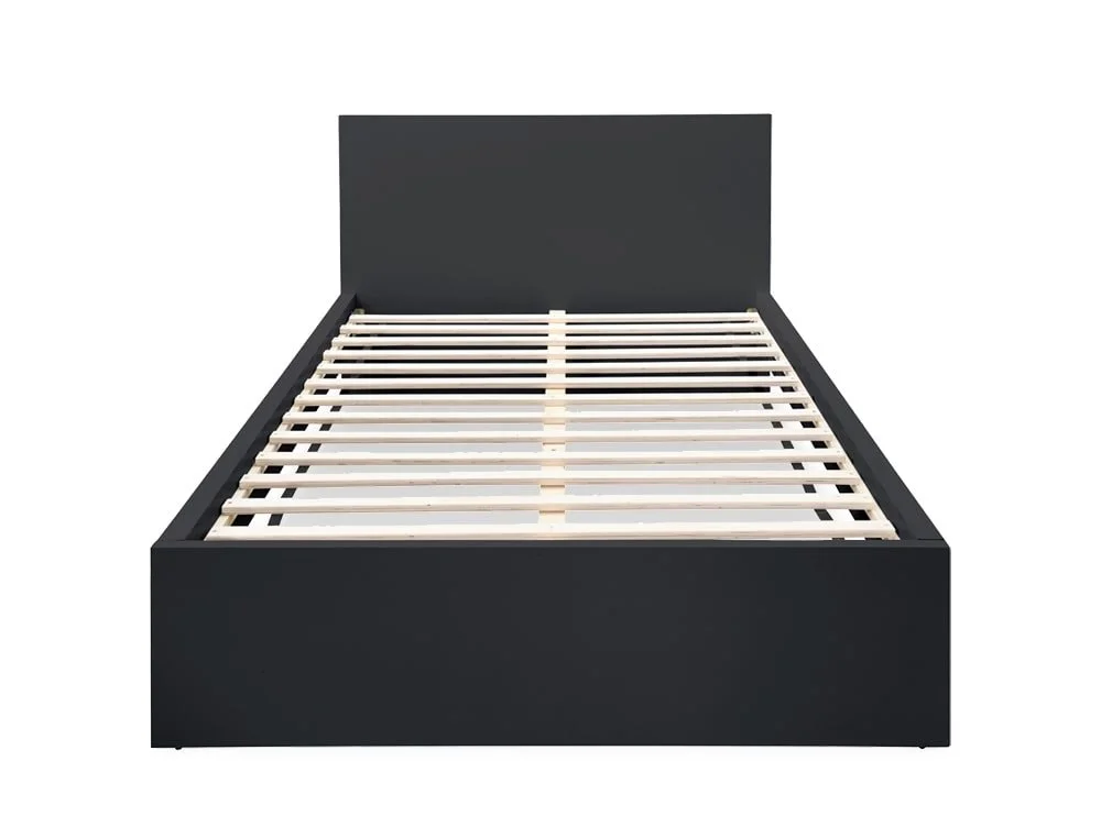 Birlea Furniture & Beds Birlea Oslo 4ft6 Double Black Wooden Bed Frame