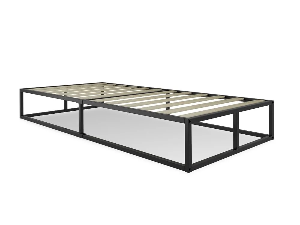 Birlea Furniture & Beds Birlea Soho Platform 3ft Single Black Metal Bed Frame