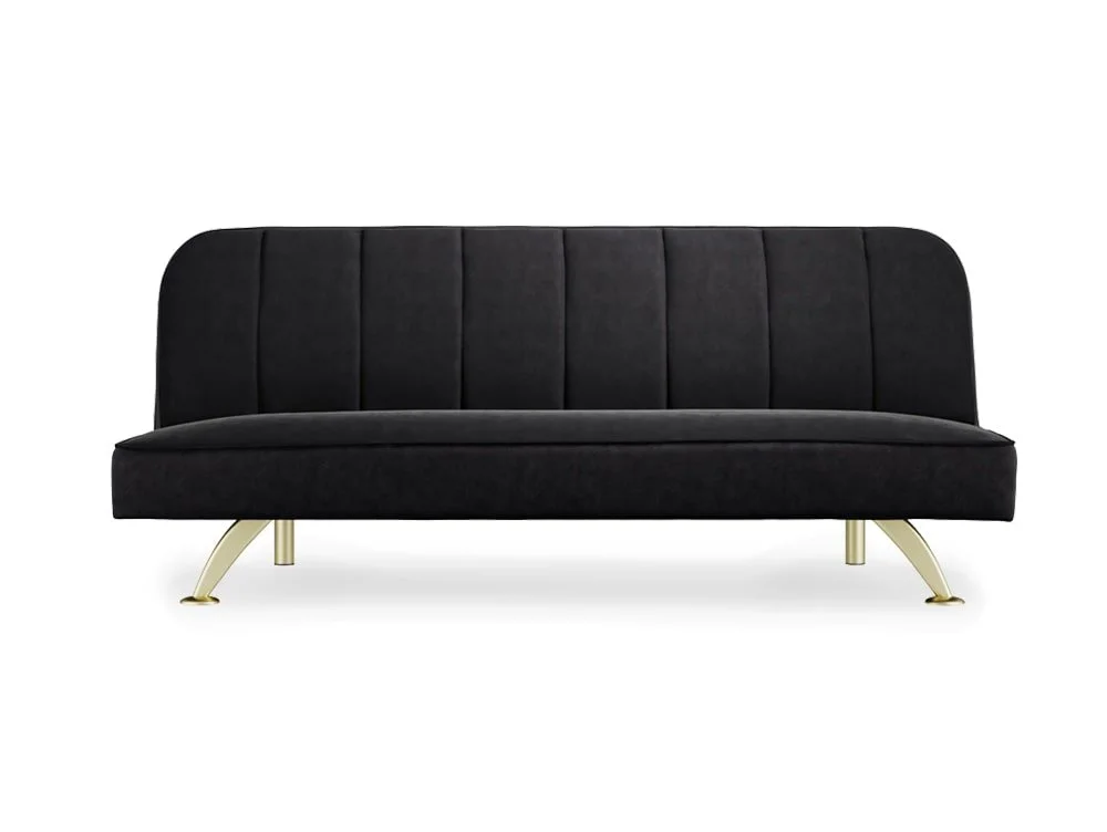 LPD LPD Burlington Black Velvet Sofa Bed