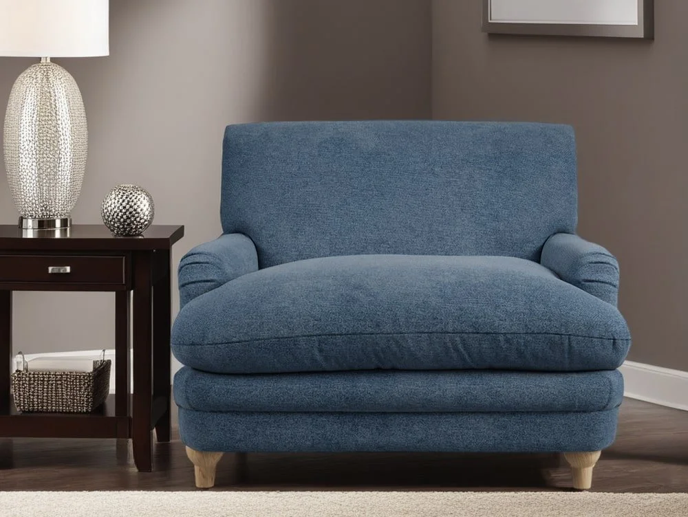 LPD LPD Plumpton Denim Blue Fabric Chair