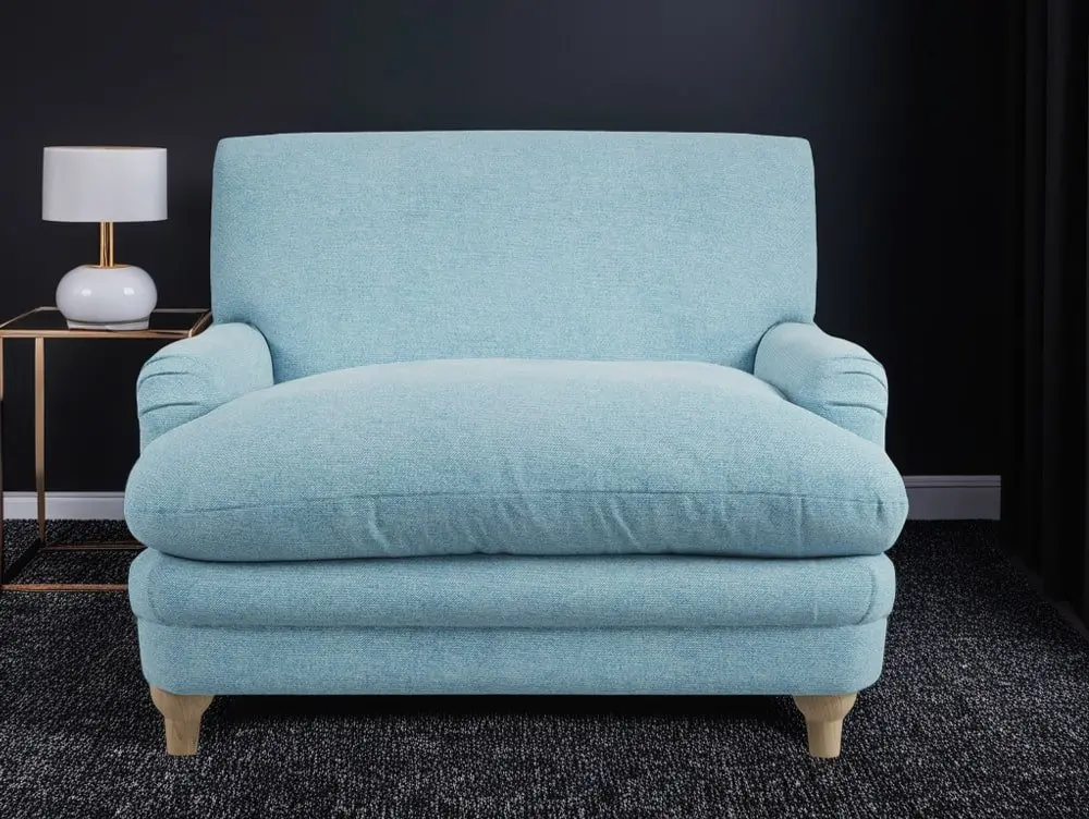 LPD LPD Plumpton Duck Egg Blue Fabric Chair