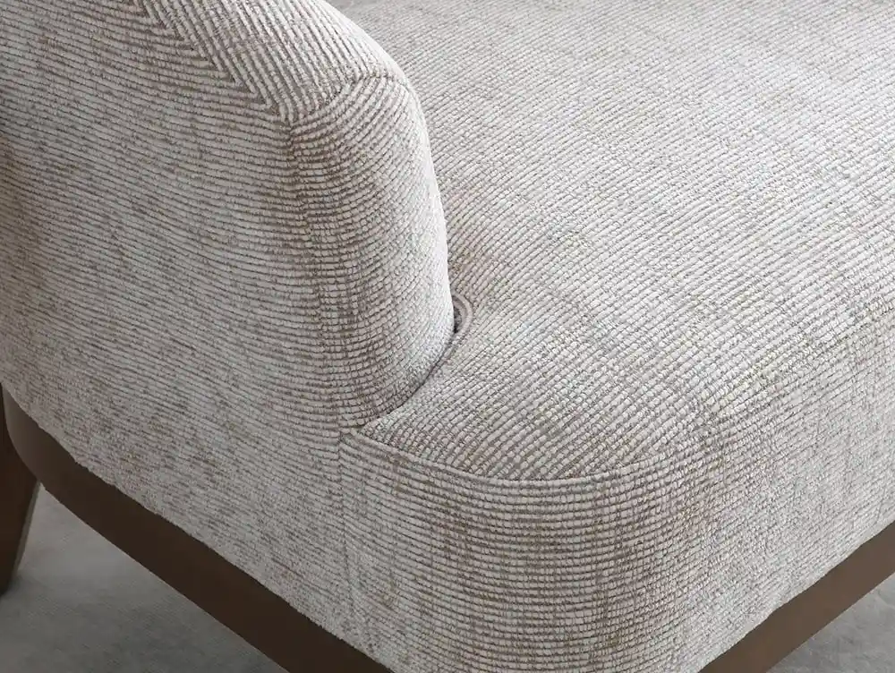 Kyoto Kyoto Ella Natural Chenille Accent Chair