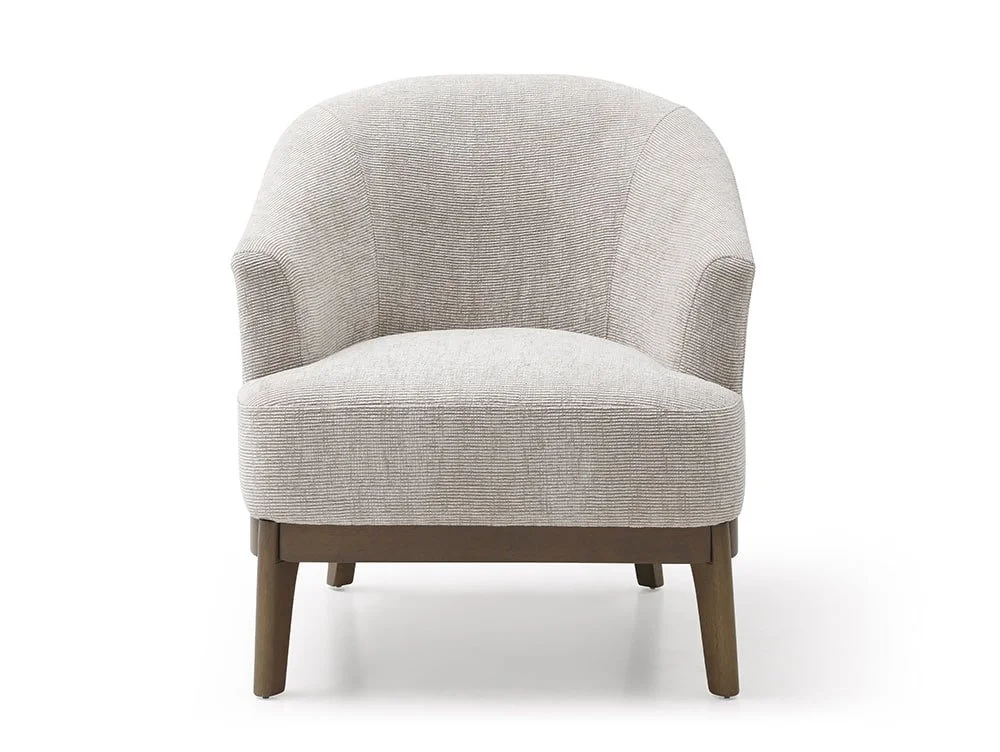 Kyoto Kyoto Ella Natural Chenille Accent Chair