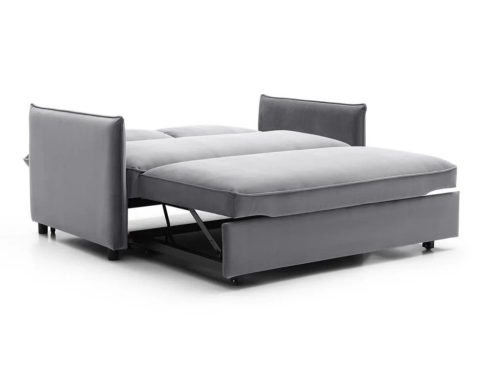 Kyoto Kyoto Blaire Grey Velvet Sofa Bed