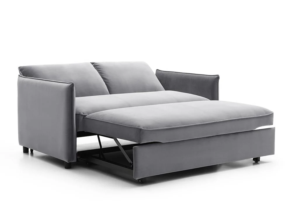 Kyoto Kyoto Blaire Grey Velvet Sofa Bed