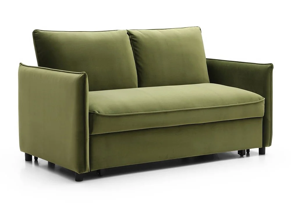 Kyoto Kyoto Blaire Olive Velvet Sofa Bed