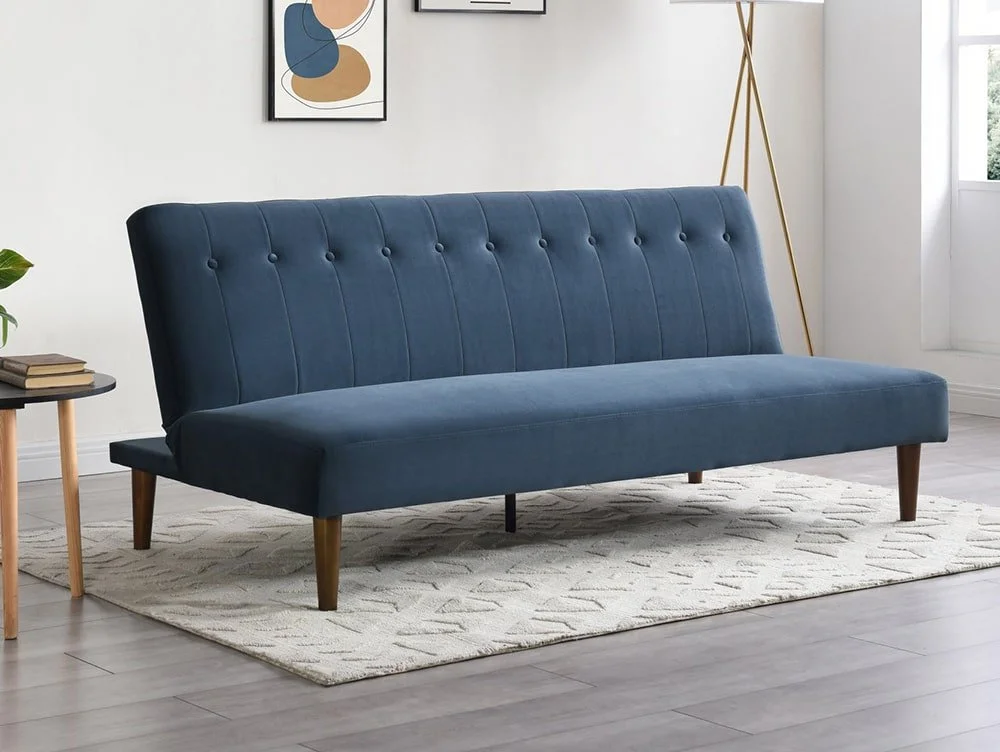 Kyoto Kyoto Corin Ink Velvet Sofa Bed