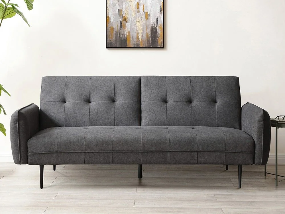 Kyoto Kyoto Erik Grey Soft Touch Sofa Bed