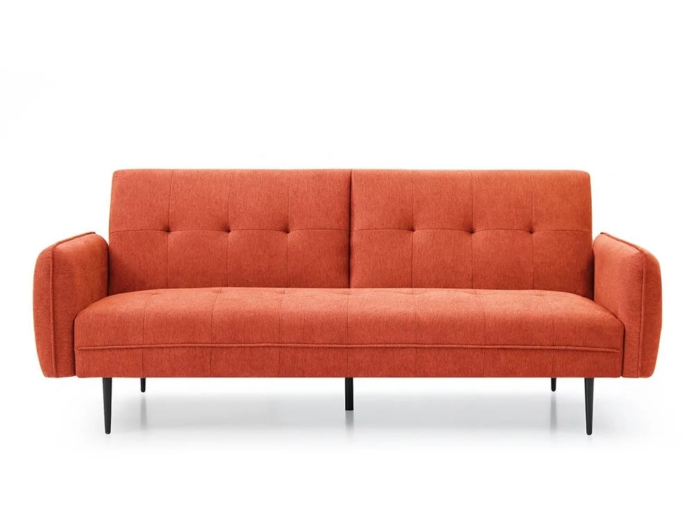 Kyoto Kyoto Erik Orange Soft Touch Sofa Bed