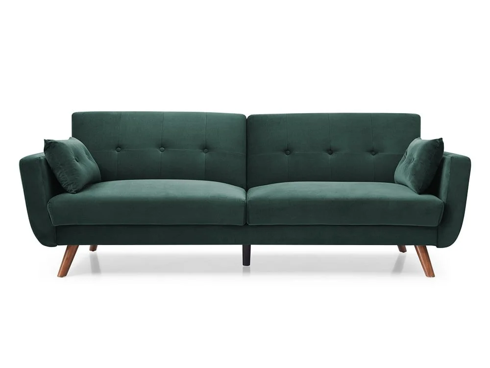 Kyoto Kyoto Oslo Bottle Green Velvet Sofa Bed