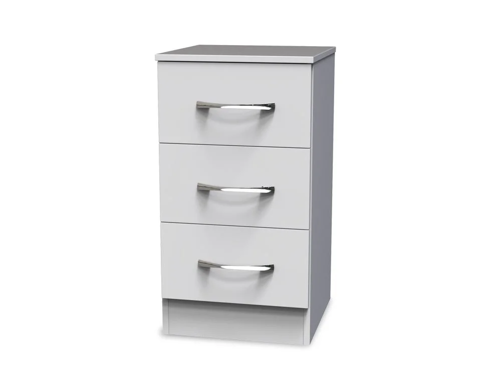 Welcome Welcome Avon 3 Drawer Bedside Table (Assembled)