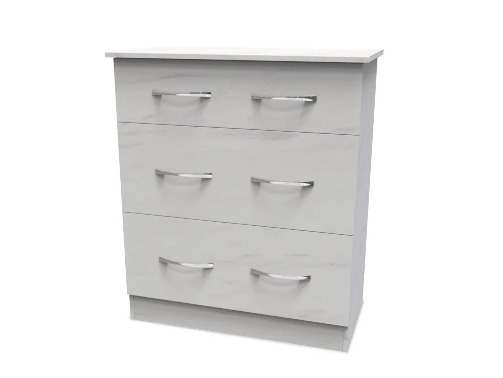 Welcome Welcome Avon 3 Drawer Deep Chest of Drawers (Assembled)