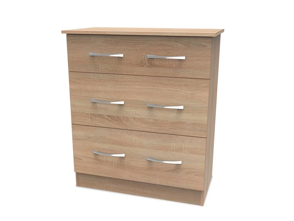 Welcome Welcome Avon 3 Drawer Deep Chest of Drawers (Assembled)