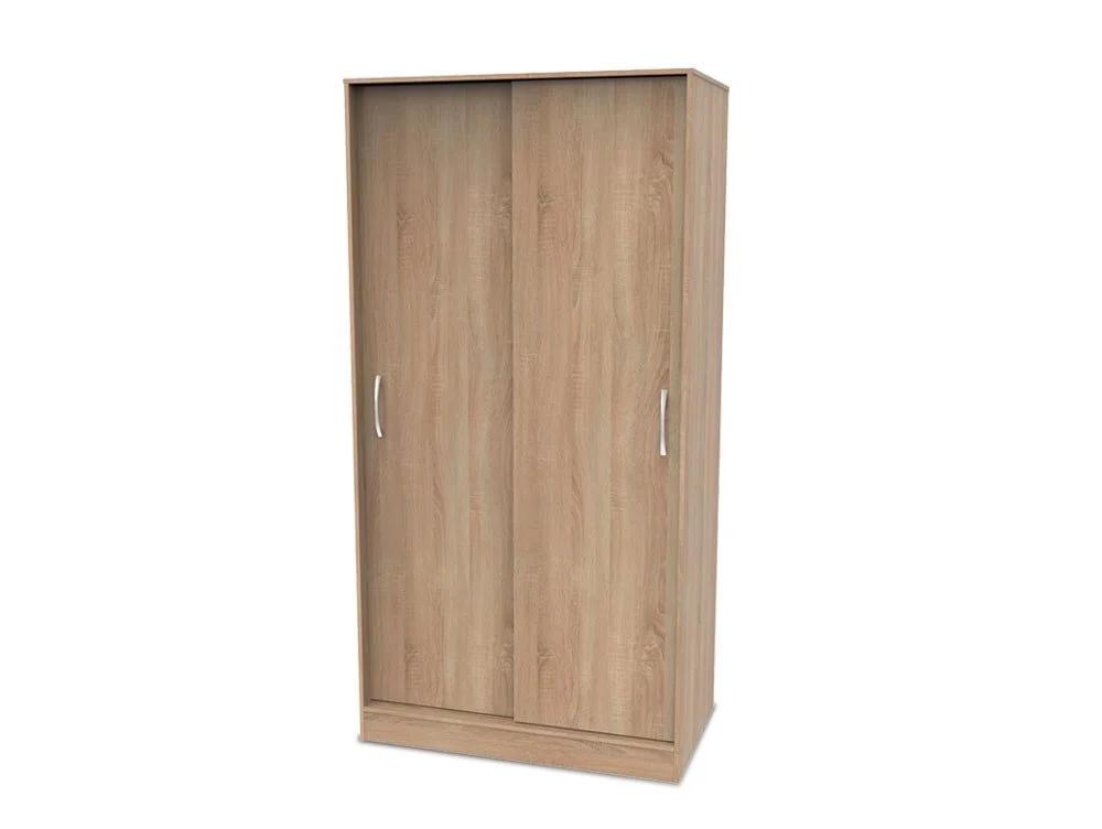 Welcome Welcome Avon Sliding Door Double Wardrobe (Part Assembled)