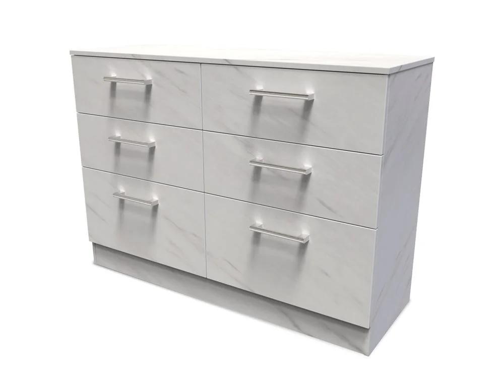 Welcome Welcome Devon 6 Drawer Midi Chest of Drawers (Assembled)