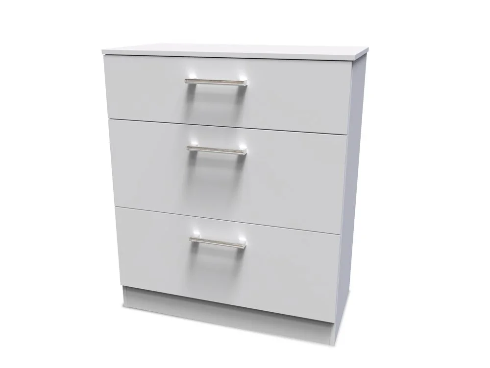 Welcome Welcome Devon 3 Drawer Deep Chest of Drawers (Assembled)