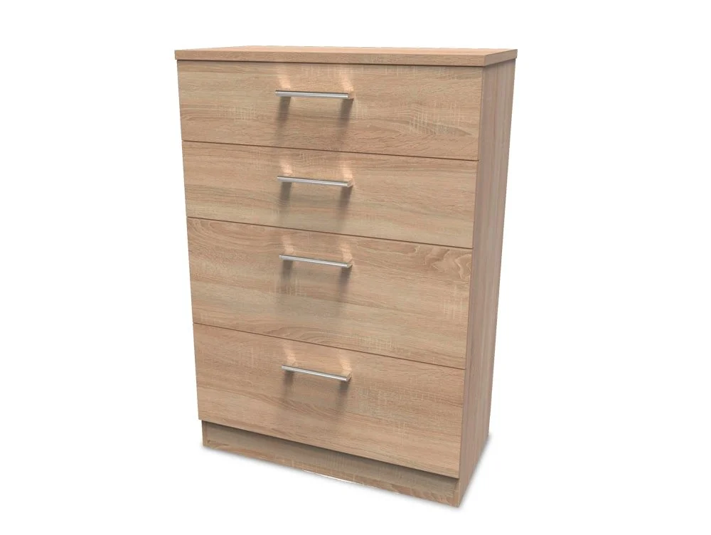 Welcome Welcome Devon 4 Drawer Deep Chest of Drawers (Assembled)