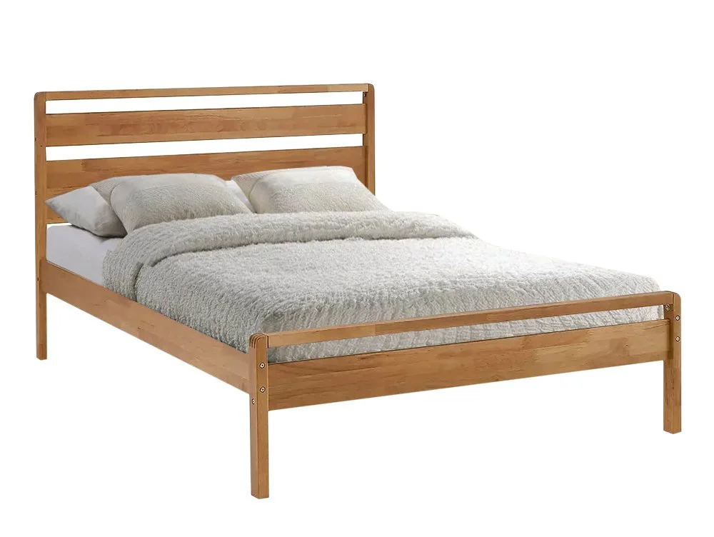 Kyoto Kyoto Skandi 4ft6 Double Oak Wooden Bed Frame