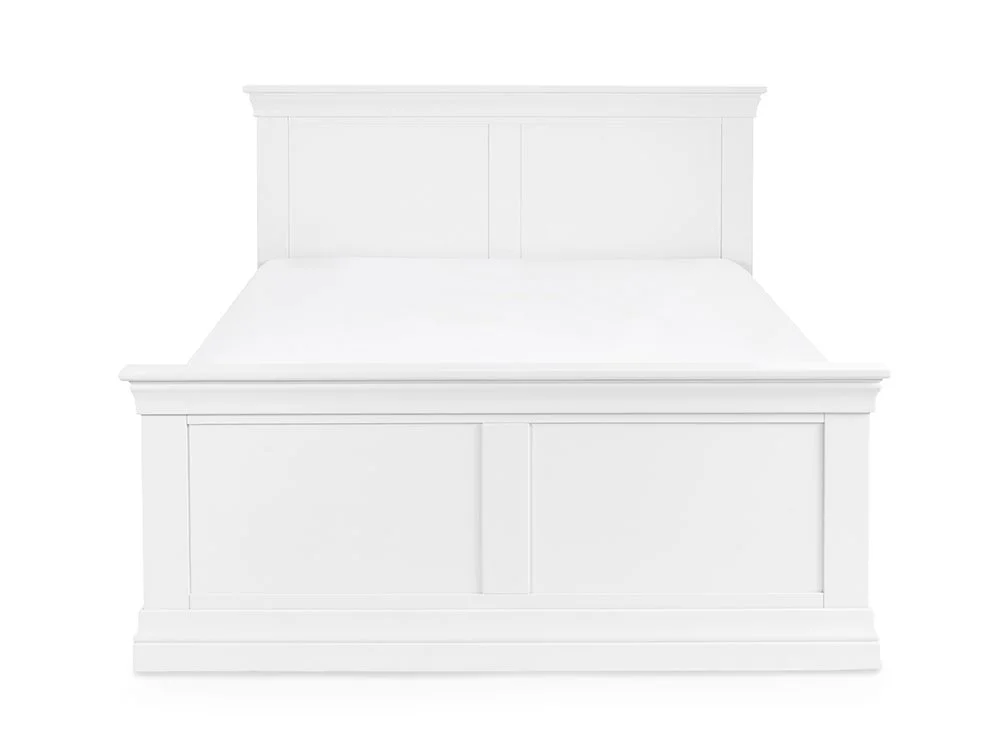 Julian Bowen Julian Bowen Clermont 5ft King Size White Wooden Bed Frame