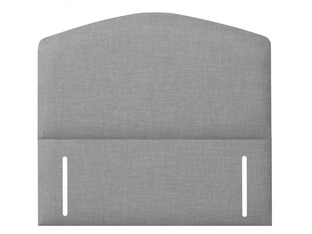 Flexisleep Clearance - Flexisleep Ashford 4ft6 Double Fabric Floor Standing Headboard in Linosa Midnight