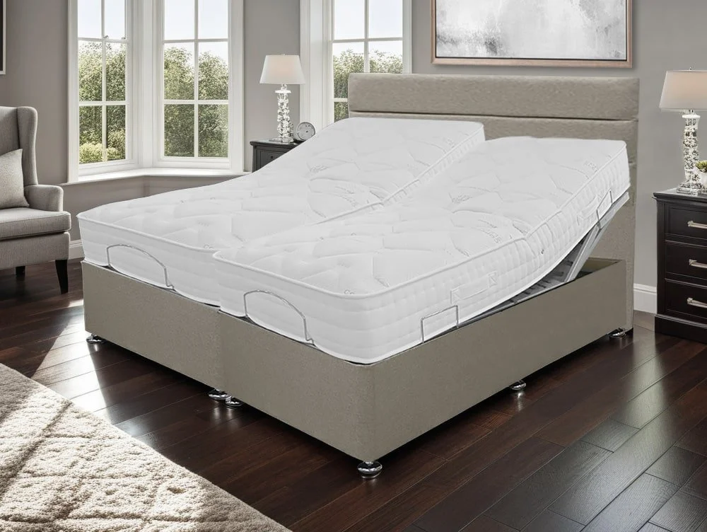 Willow & Eve Willow & Eve Copper Memory Pocket 2000 Electric Adjustable 5ft King Size Bed (2 x 2ft6)