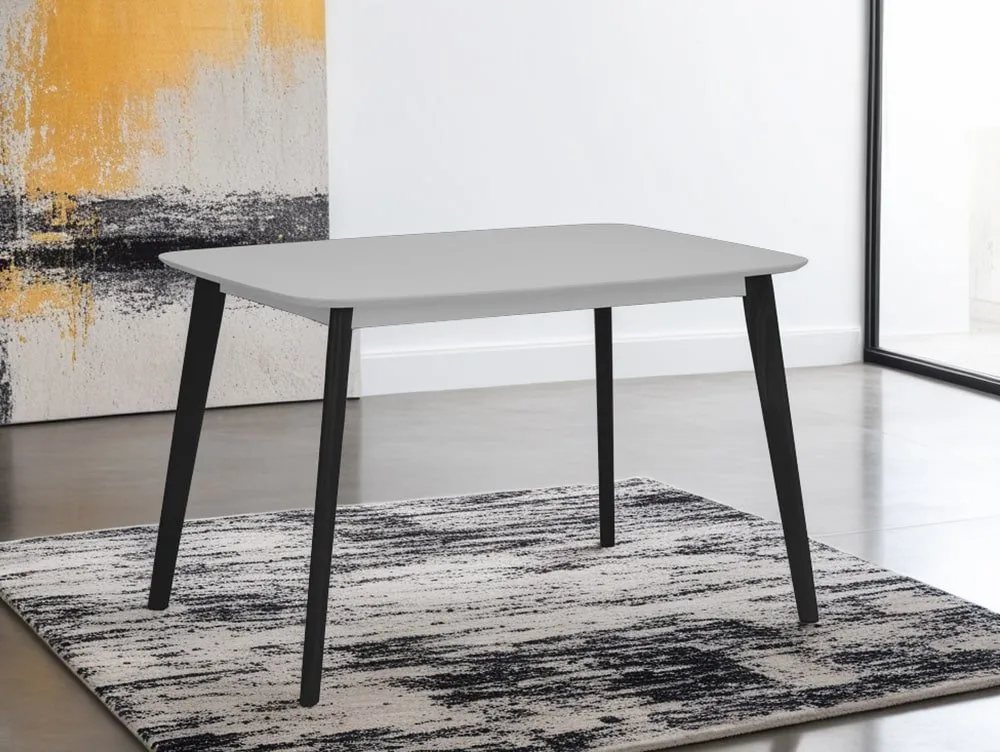 Julian Bowen Julian Bowen Casa 120cm Grey and Black Dining Table