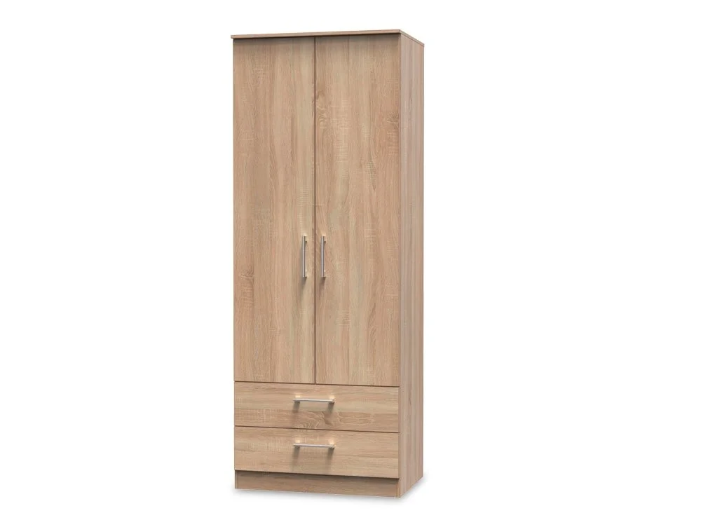 Welcome Welcome Devon 2 Door 2 Drawer Tall Double Wardrobe (Assembled)