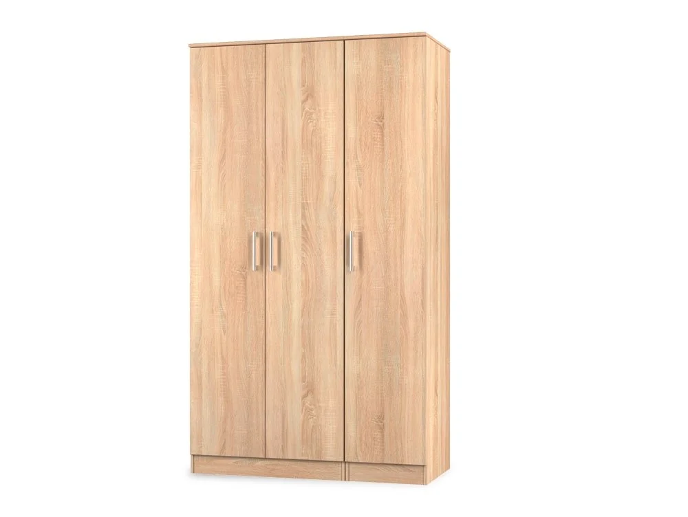 Welcome Welcome Devon 3 Door Tall Triple Wardrobe (Assembled)