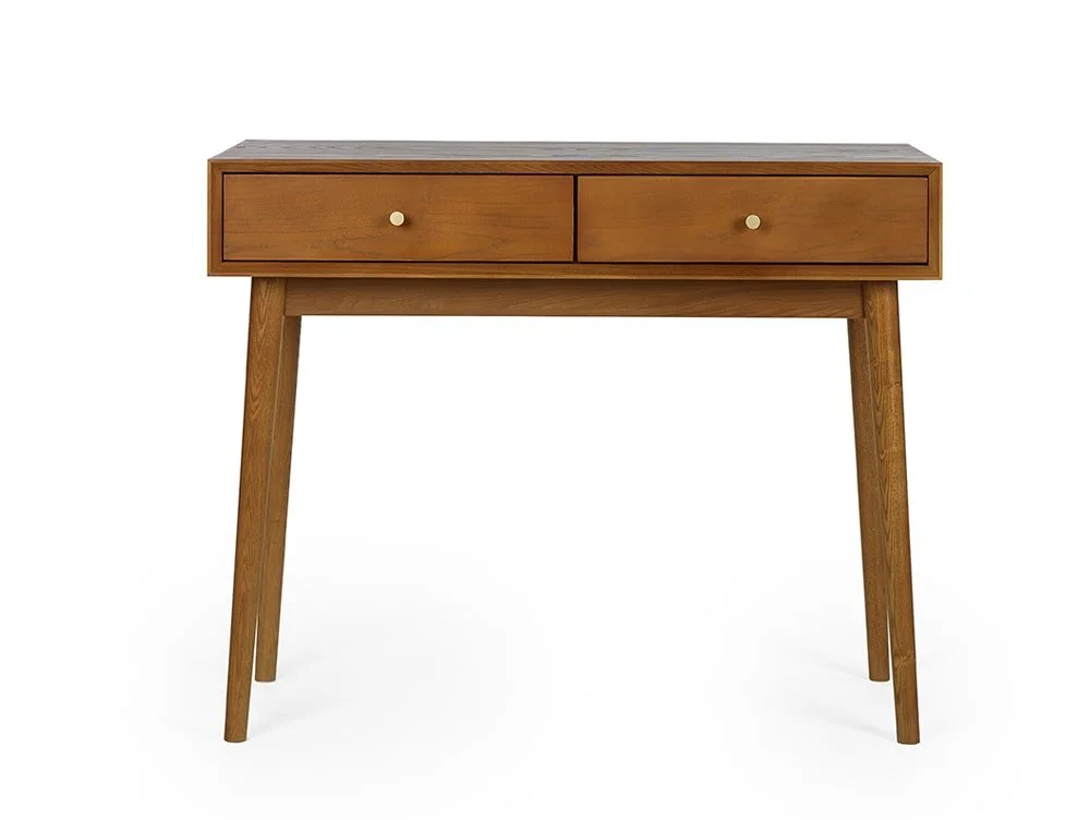 Julian Bowen Julian Bowen Lowry Cherry Ash 2 Drawer Desk