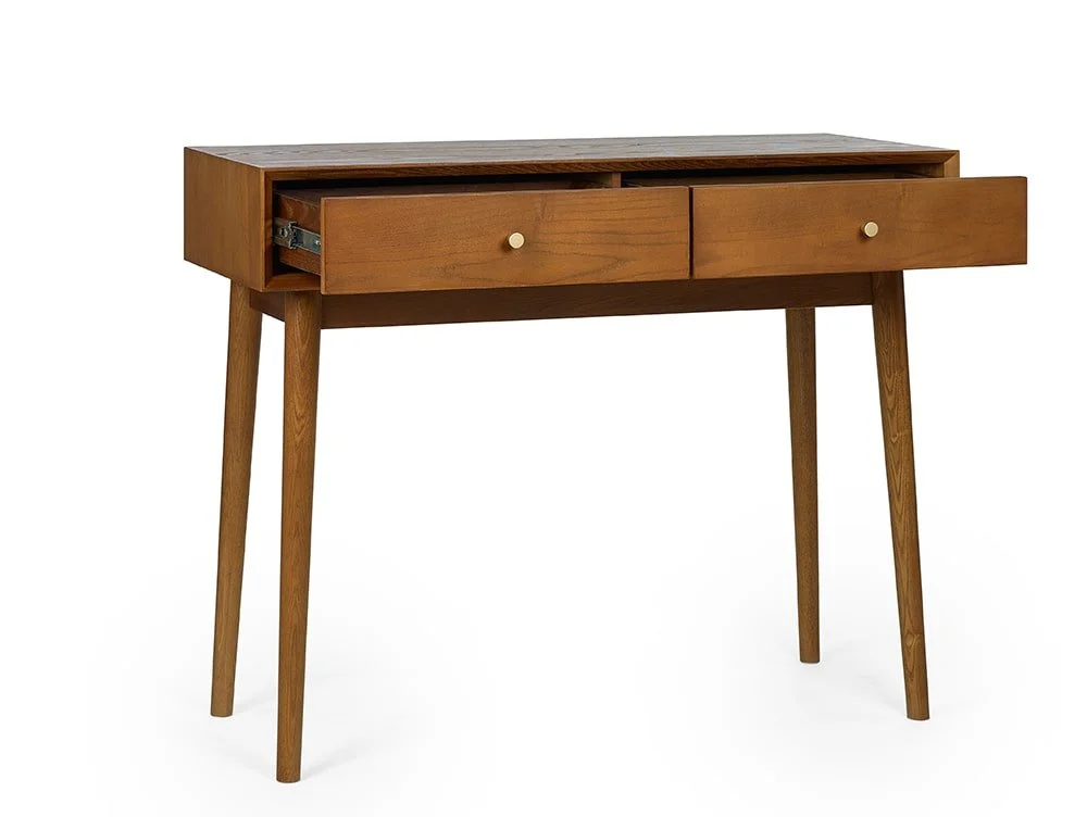 Julian Bowen Julian Bowen Lowry Cherry Ash 2 Drawer Desk