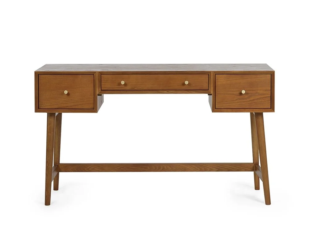 Julian Bowen Julian Bowen Lowry Cherry Ash 3 Drawer Dressing Table Set