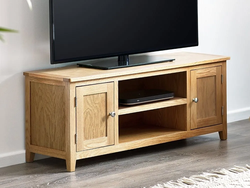 Julian Bowen Julian Bowen Mallory Oak 2 Door TV Cabinet