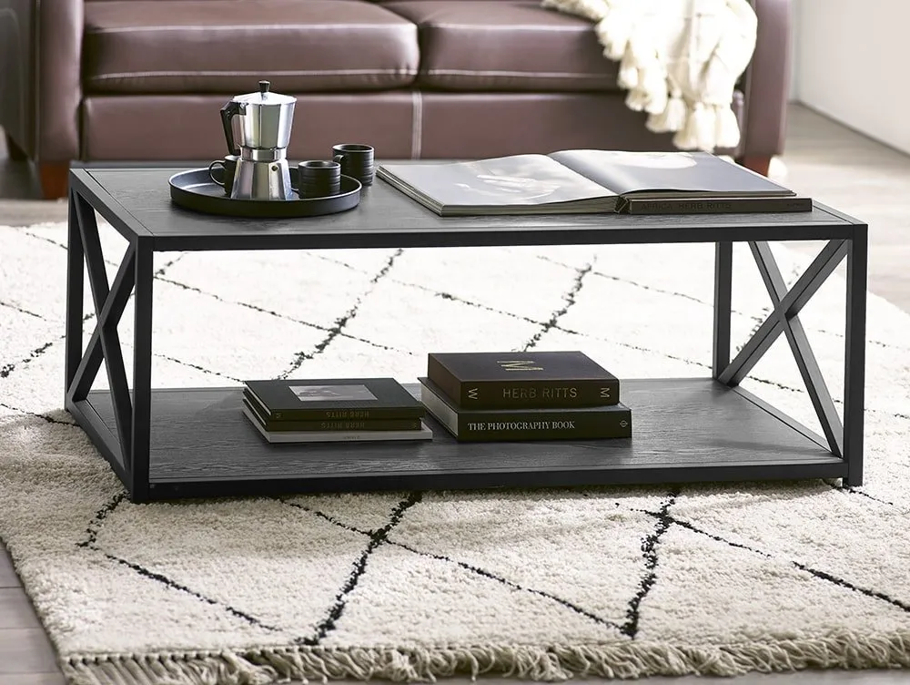 Julian Bowen Julian Bowen Lima Black Ash Coffee Table