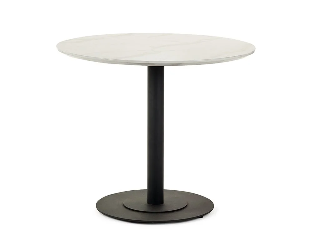 Julian Bowen Julian Bowen Luca 80cm Marble Effect Dining Table