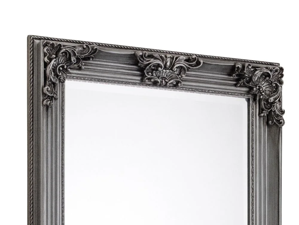 Julian Bowen Julian Bowen Rococco Pewter Lean-To Mirror