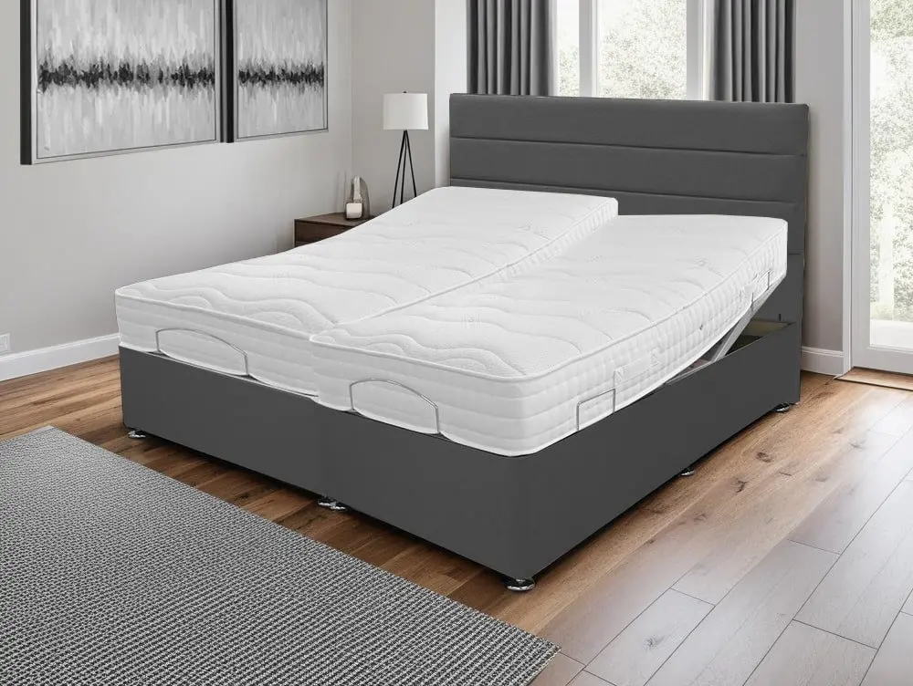 Willow & Eve Willow & Eve Latex Pocket 1000 Electric Adjustable 6ft Super king Size Bed (2 x 3ft)