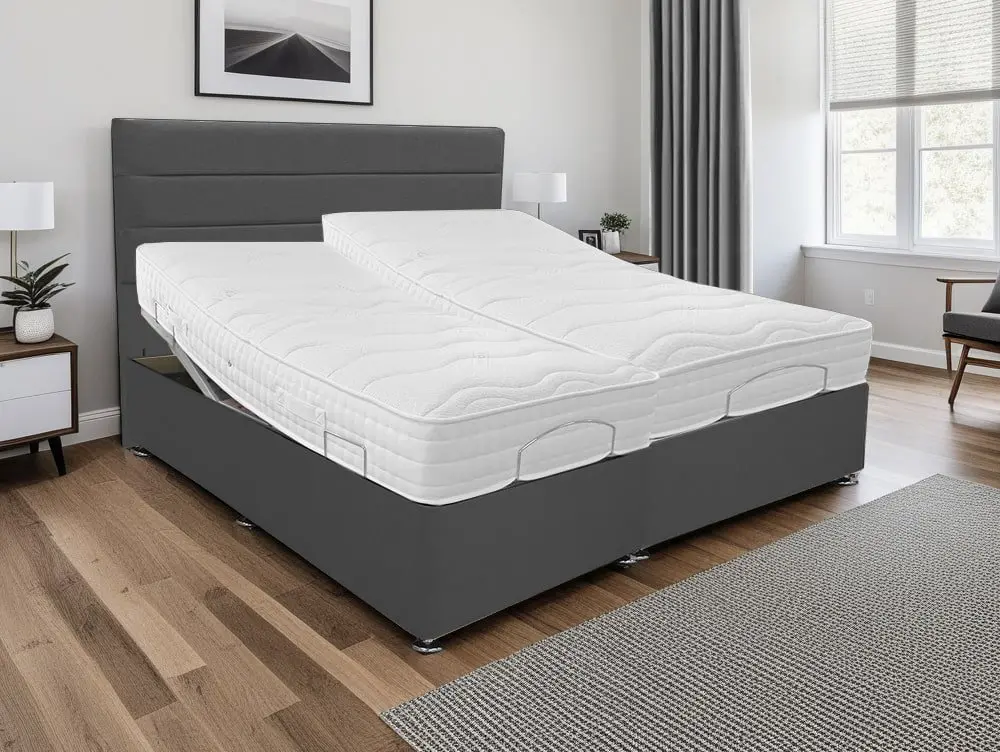 Willow & Eve Willow & Eve Latex Pocket 1000 Electric Adjustable 5ft King Size Bed (2 x 2ft6)