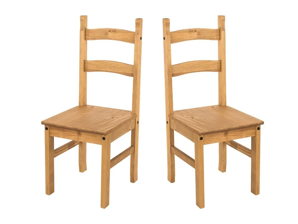 Core Products Core Corona Pine Set of 2 Solid Pine Chairs