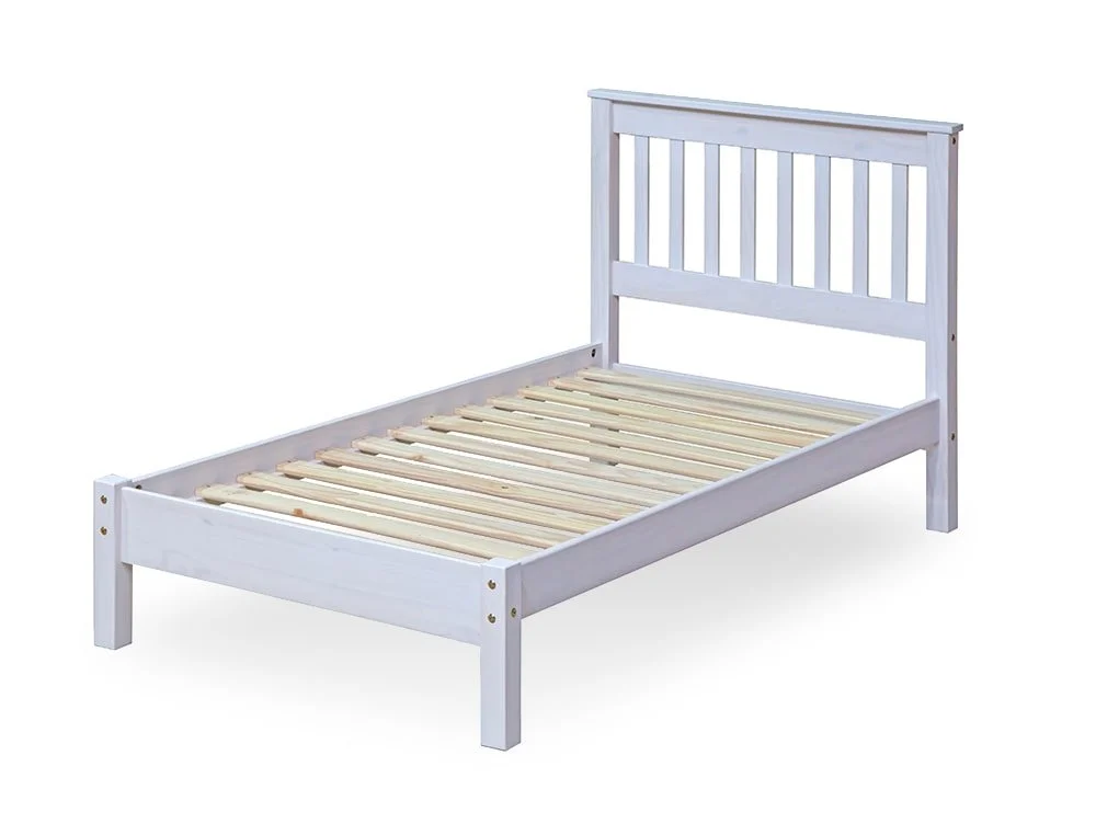 Core Products Core Corona 3ft Single White Wooden Bed Frame