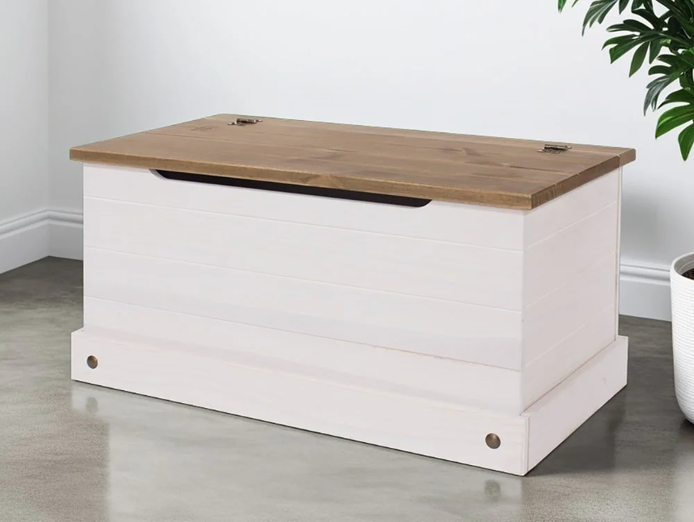 Core Products Core Corona White and Pine Storage Trunk