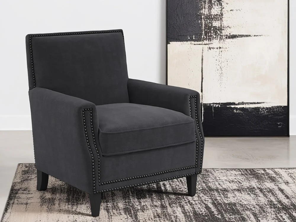 LPD LPD Atticus Grey Linen Armchair