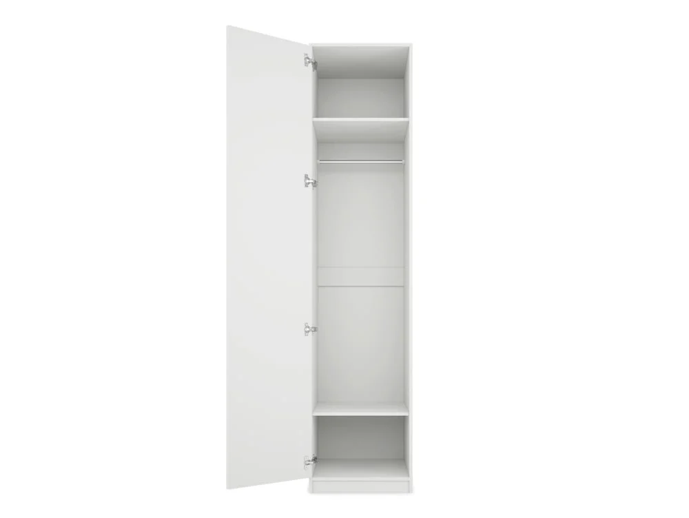 LPD LPD Austen White 1 Door Wardrobe