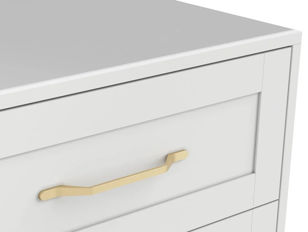 LPD LPD Austen White 3+3 Drawer Chest of Drawers