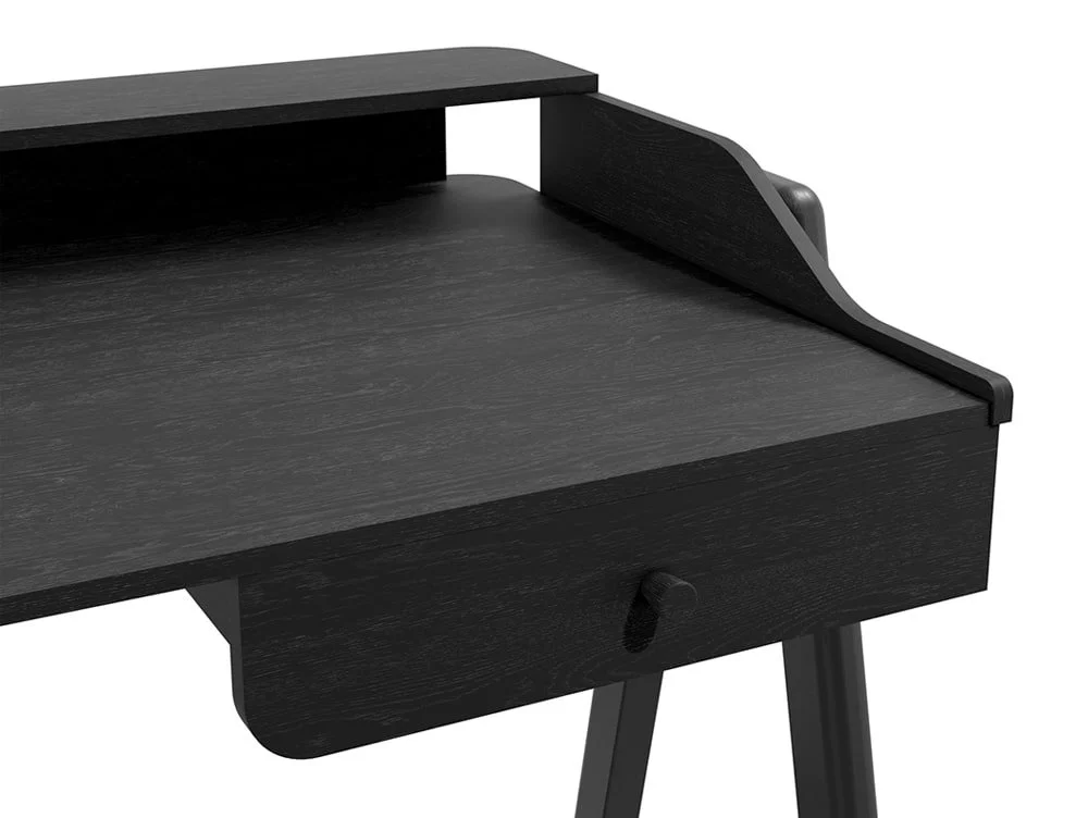 LPD LPD Lark Black 1 Drawer Study Desk